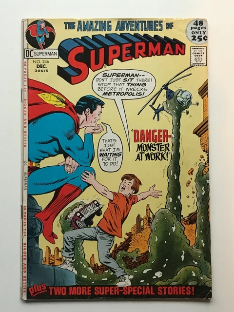 Superman #246 Dc Comics Early Bronze Age 1971