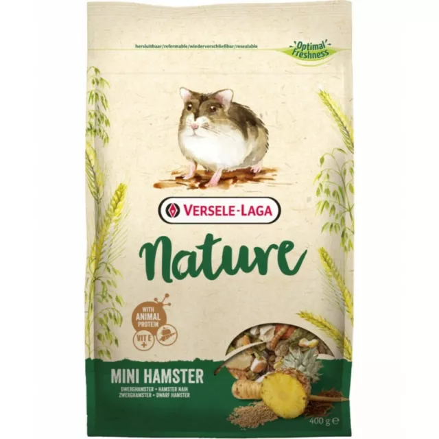 Mini hámster Versele-laga Nature - 400 g