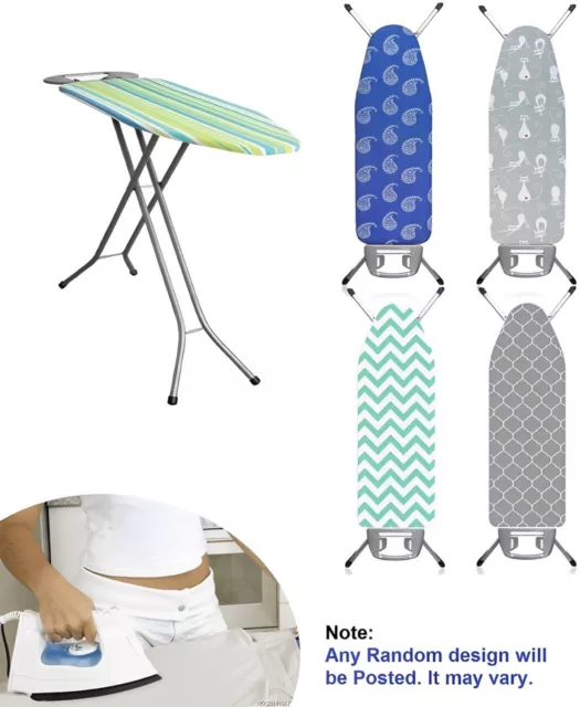 Folding Large Strong Iron Board Ironing Adjustable Height Light Weight Nonslip