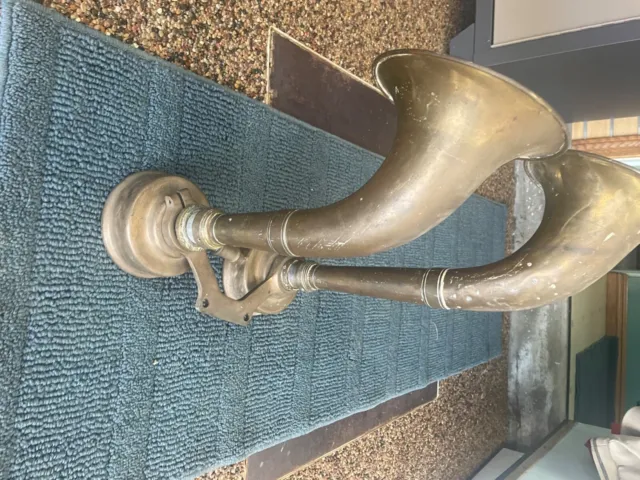 antique maritime air horn