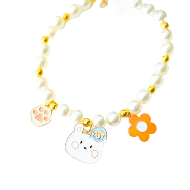 Puppy Necklace Shiny Surface Adjustable Dog Wedding Princess Necklace Puppy