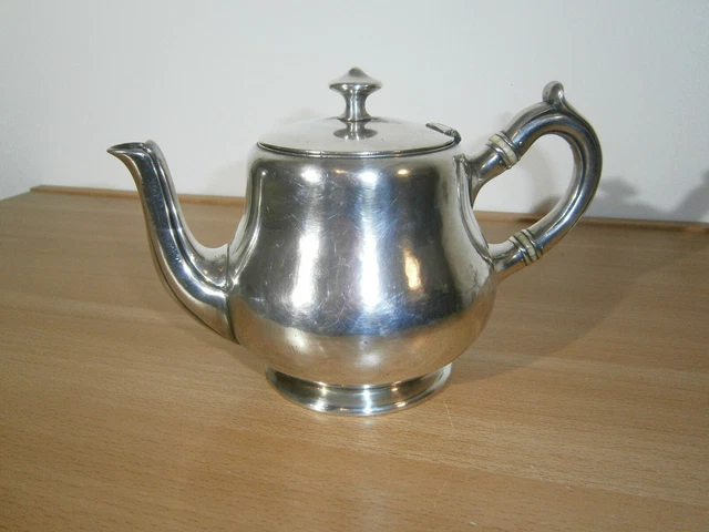 Théière Ancienne Métal Argenté CAILAR & BAYARD - Style Victorien - 19e - France