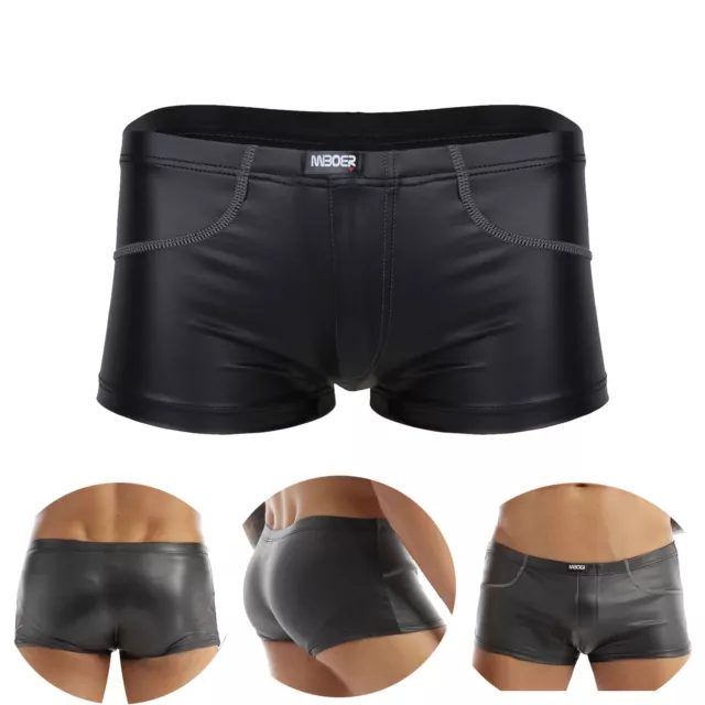 Men's Sexy Swim Trousers Long Pants Swimwear Swimming Trunks Underwear  Beachwear