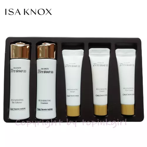 ISA KNOX Tervina Regenerating Special Gift 5 Items set,Eye Cream,Serum,Skin