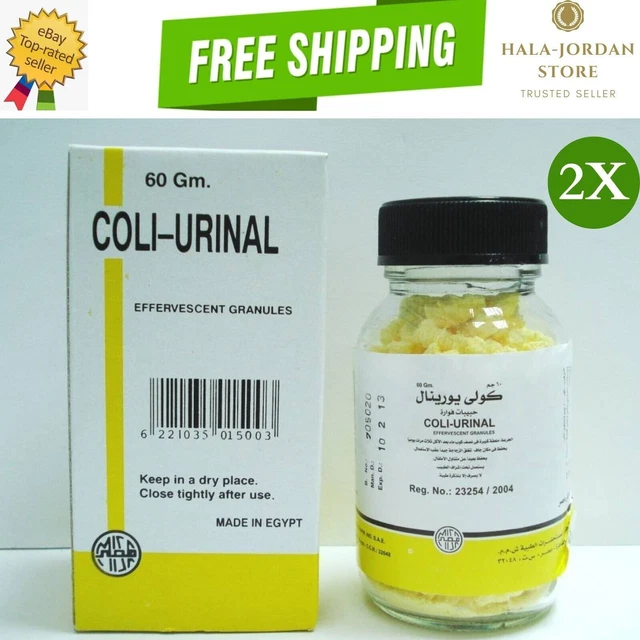 2 X Coli-Urinal Granules effervescentes Cholécystite حبيبات فوار
