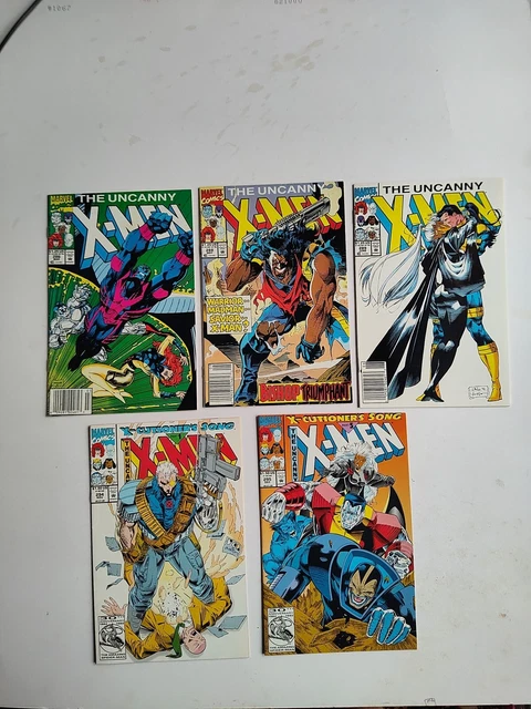 UNCANNY X-MEN#286(JIM LEE), #288, #289, #294, #295(1992) All FN to FN+ Condition