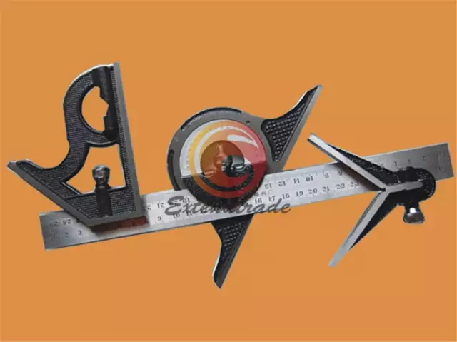 New 1PC WL218 combined universal Angle gauge 180 degree universal Angle scale