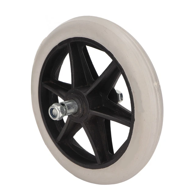 1 Pair Rubber Wheel Replacement Anti Slip Directional 6in Wheelchair Front HG5