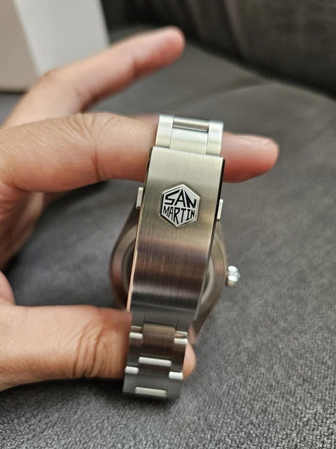 Quadrante Gmt Quadrante Orologio NH34 Diametro 28.5mm - Lunetta Blu Ghiaccio Per Movimento GMT Quadrante Movimento Seiko Nh34 - Foto 9