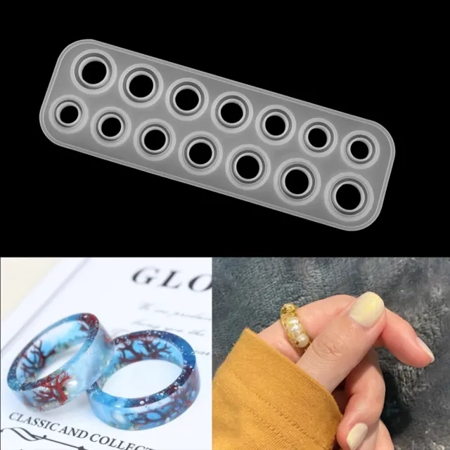 Stampi in silicone per bracciali/anelli per resina/ stampi per