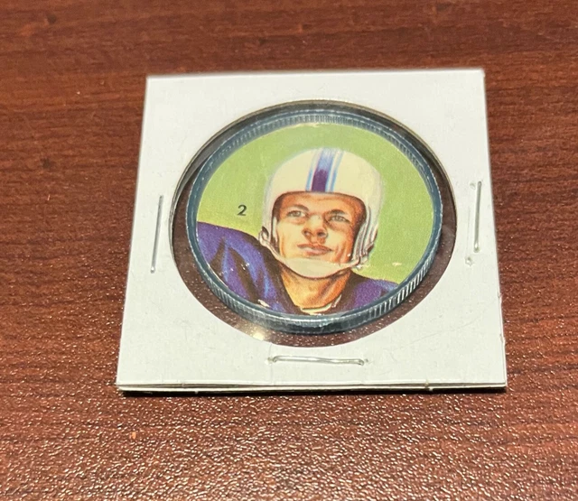 1963 Nalley's Hunters CFL Coin #2 DIck Shatto HOF Toronto Argonauts