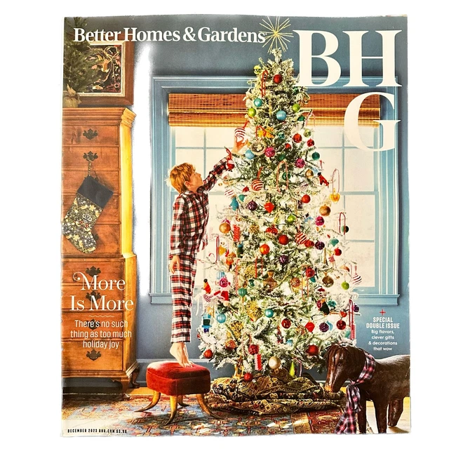 BETTER HOMES GARDENS Magazine December 2023 Double Issue Holiday Joy