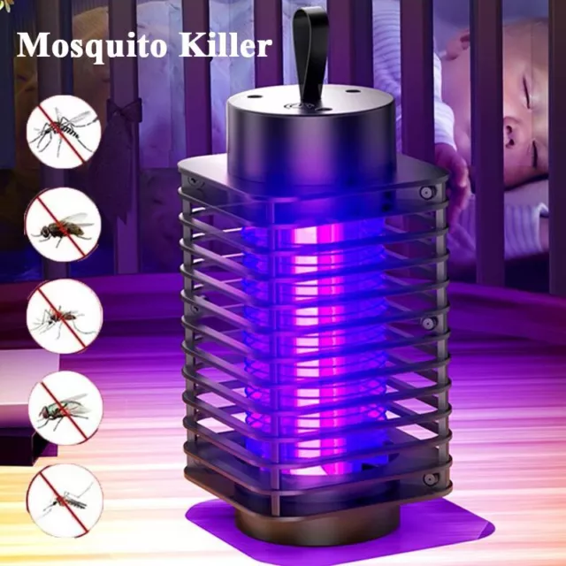 Mosquito Killer Fly Pest Bug Zapper Catcher Trap LED Lamp Electric Insect Killer