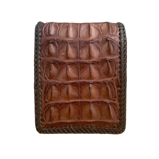 Wallet Leather Mens  Genuine Alligator Crocodile Leather Skin Men gift cards