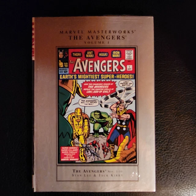 Marvel Masterworks: The Avengers Vol. 1 HC #1-10 by Stan Lee & Jack Kirby Sealed