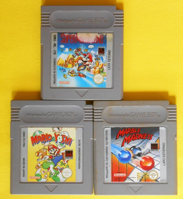 JEU JEUX NINTENDO Game Boy Mario & Yoshi Super Mario Land Marble