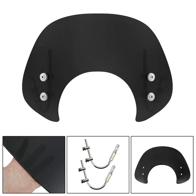 Short Windshield WindScreen fit for Vespa GTS250 GTS300 2017-2022 BLK Y8