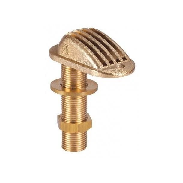 Passe-coque crépine arrondie - 3/4'' - L 80 mm - Code: GUI1120-3/4