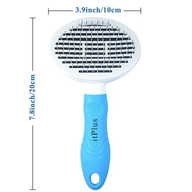 Pet Hair Remover Dog Cat Comb Grooming Massage Deshedding Self Cleaning Brush US 4