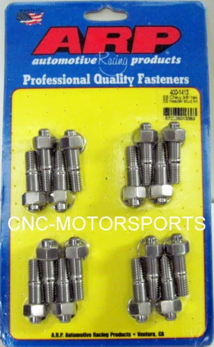 Arp Header Stud Kit 400-1413 Bb Chevy 3/8 Diameter Stud 3/8 Size Qty 16