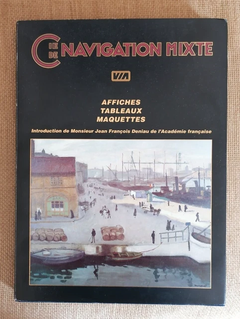 AFFICHE ANCIENNE ORIGINALE Cie COMPAGNIE DE NAVIGATION MIXTE CHAPELET Kairouan 05 Xxge