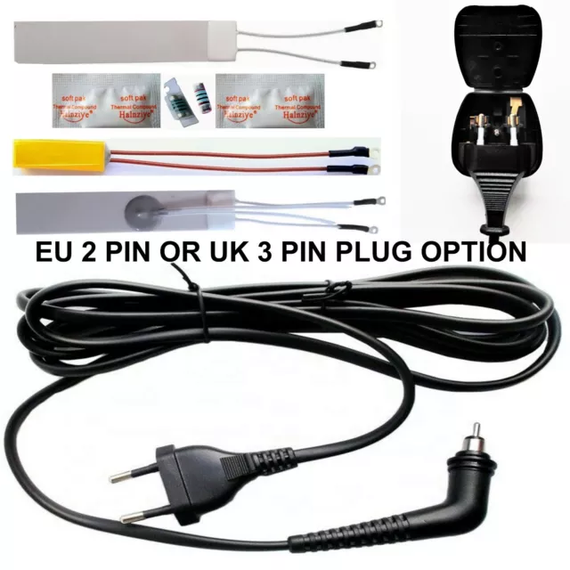 GHD 5.0 Repair kit cable,heaters,Fuse,resistor etc UK or EU PLUG OPTION