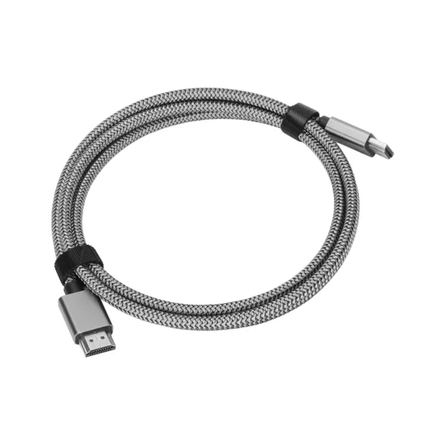 (Silver) 8k HD Multimedia Interface Cable Adapter Cable