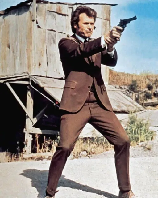 1971 Dirty Harry Movie Poster Harry Callahan Clint Eastwood 8x10 PHOTO PRINT
