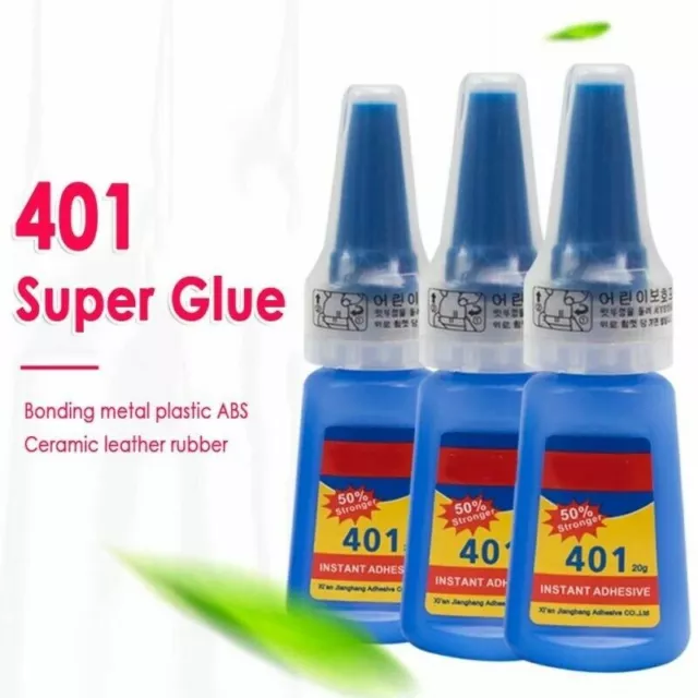 20g 401 Sofortkleber Flasche Stronger Superkleber Mehrzweck klar kleben