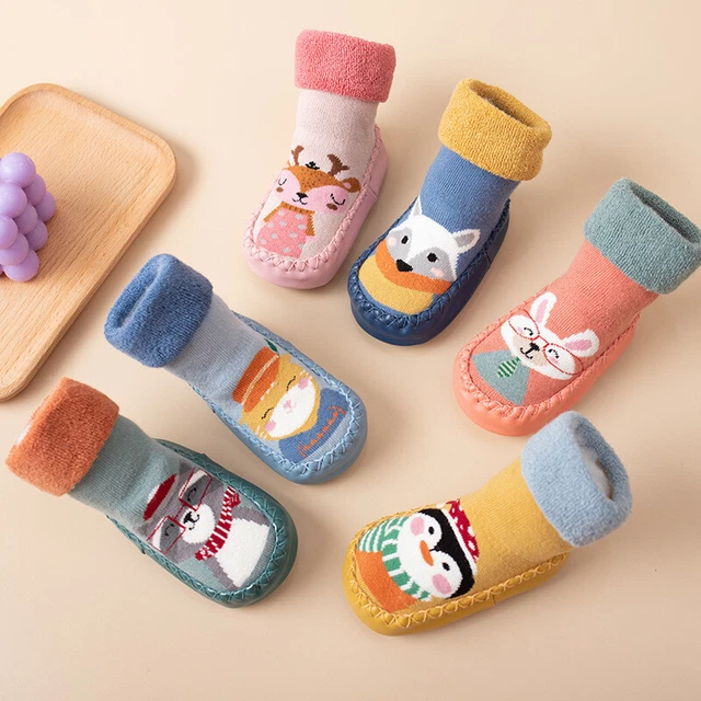 Calze antiscivolo da pavimento neonato bambino bambina stivali scarpe per bambini pantofole cartoni animati