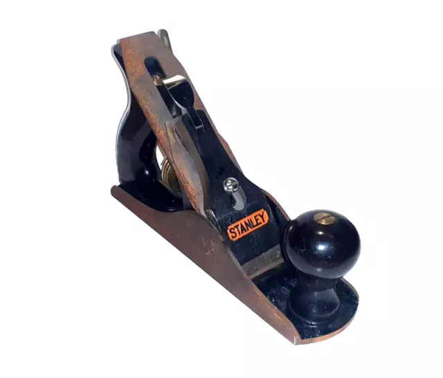 Vintage Stanley Bailey No. 3 Smooth Bottom Bench Plane 8 Inch Tool w/ Box USA