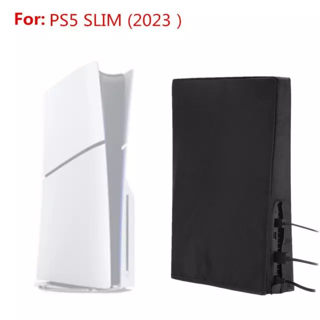 For PS5 Slim Console Dust Cover Dust Protector Waterproof Anti-scratch S3 Z69C