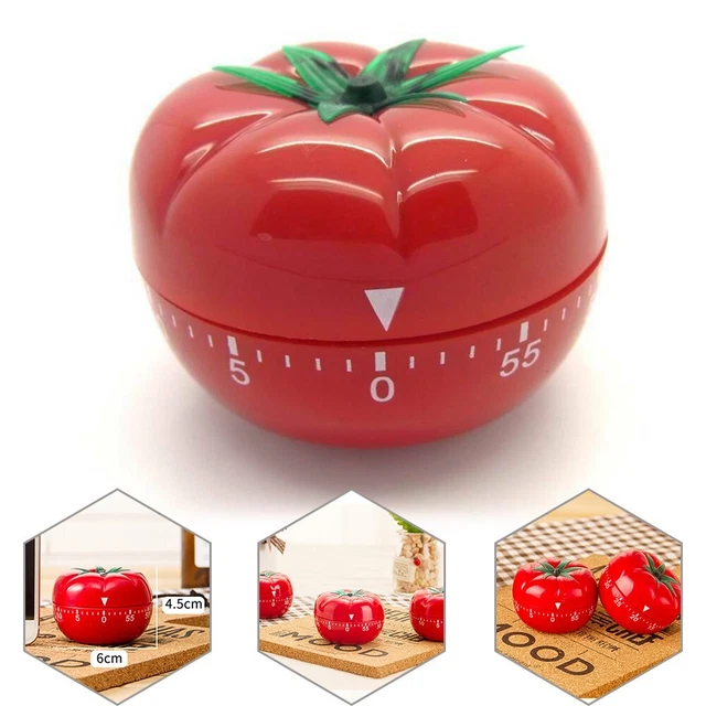 King Hoff Timer Meccanico Da Cucina KH 3176 - 60 Minuti, Con Calamita, Sveglia Analogica - 5