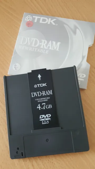 TDK 4.7GB DVD-RAM Rewritable Single Sided Type II