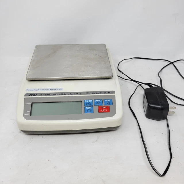 A&D Weighing  Scale EK-4000h  Portable Balance, 4100g x 0.1g g2