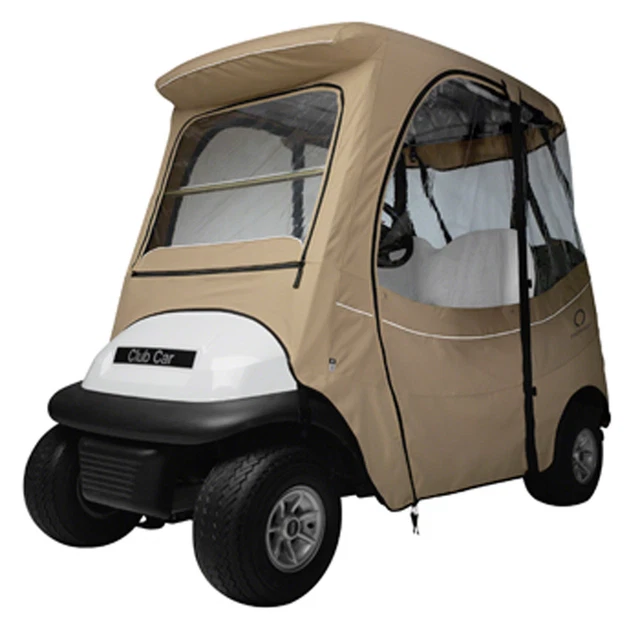 Classic Accessories Club Car Precedent 2 Passenger Khaki Golf Cart Enclosure