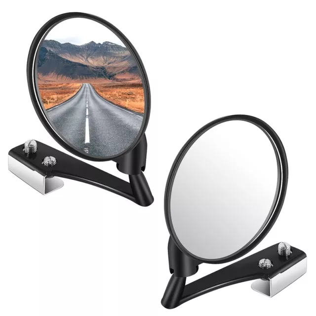 1 Set of 2 Car Blind Spot Mirrors Car Side Convex  Wide Angle Round Car9414