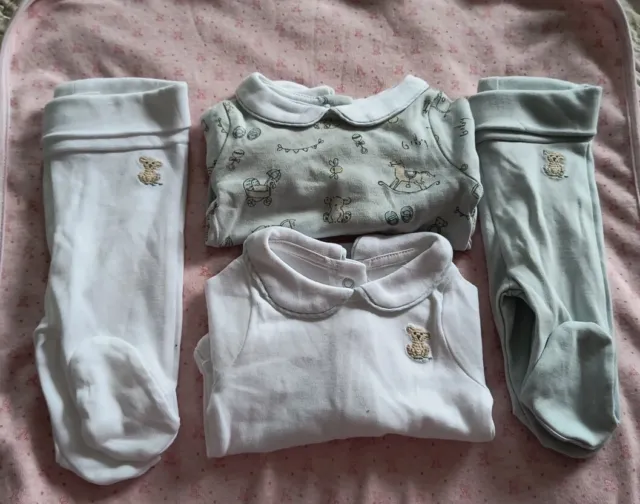Baby Boy Set - NEXT - First Size - Bought For Reborn Doll But Never Used
