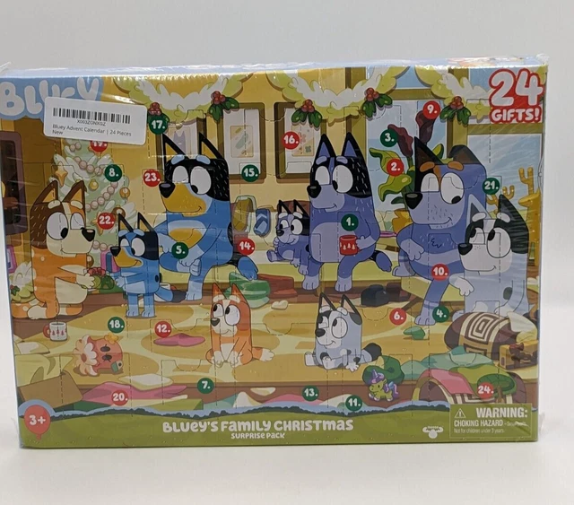 BLUEY ADVENT CALENDAR 24 Pieces 23.99 PicClick