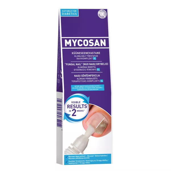 ProFoot Mycosan 10 ML + 10 Files Pour Ongles Traitement Kit Champignon