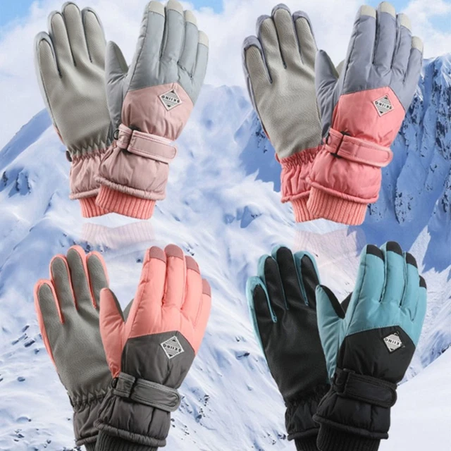 Winter Warm Gloves Full Finger Insulated Thermal Windproof Ski Gloves Men Women
