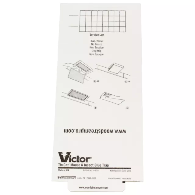 72 Victor Tin Cat Glue Boards M309 Glue Board For Mice Insects Multi-Catch Traps 2