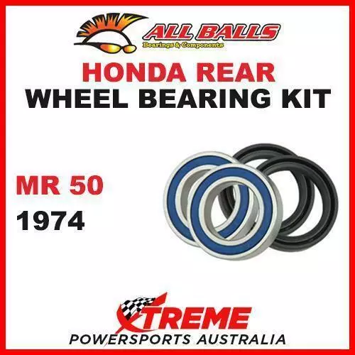 Honda MR50 1974 Rear Wheel Bearing Kit MX MR 50, All Balls 25-1439