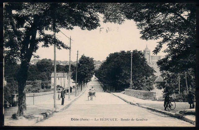 [CPA727] France, Dôle (Jura) - La Bédugue - Route de Genève - VF old postcard
