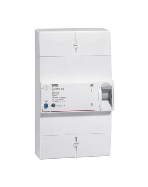 DISJONCTEUR TRIPHASÉ LEGRAND Différentiel 500mA 30/60A Type S EUR 55,00