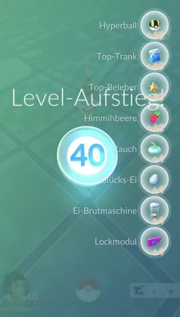 Pokémon Go Fast leveling to Level 40 Inclusive  XP,Shinys & Stardust / Pogo