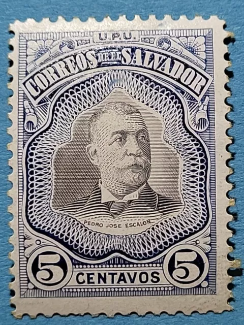 EL Salvador: 1906 President Pedro José Escalón, 1847-1923. Collectible Stamp.