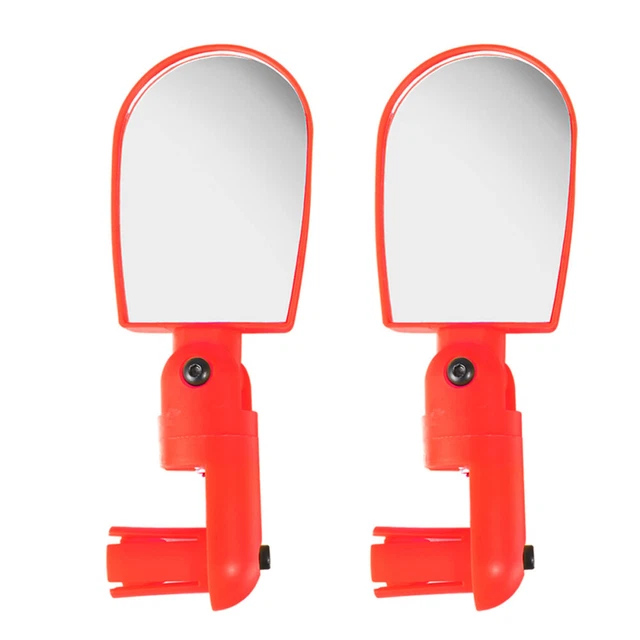 2 pezzi manubrio bicicletta regolabile universale specchietto retrovisore 360 gradi bici MTB