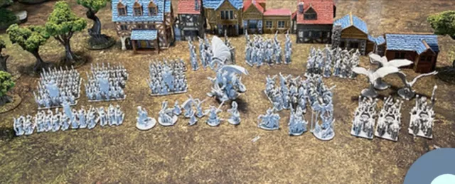 10mm High elf army suitable for either warmaster or kings of war