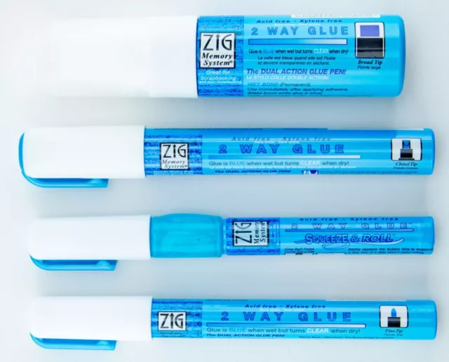 Zig Sticky Thumb 2-Way Glue Pen, 15mm Jumbo Tip, 0.88 Oz Pack of 1
